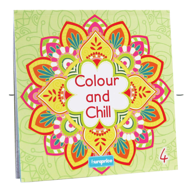 Livro para colorir - Colour and Chill – 4 - Papelaria Encantada