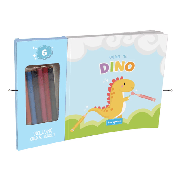 Livro para colorir - Colour Me! – Dino - Papelaria Encantada