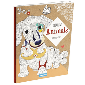 Livro para colorir - Colouring Calm and Peace – Baby Animals - Papelaria Encantada