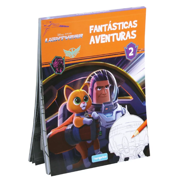 Livro para colorir - Disney Fantásticas Aventuras – 2 - Papelaria Encantada