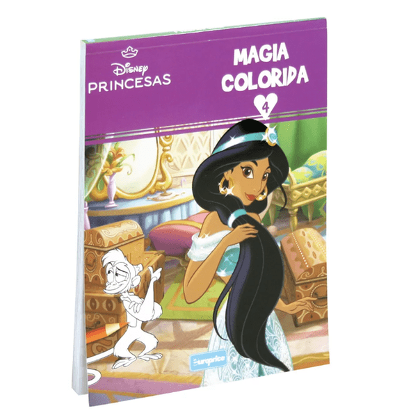 Livro para colorir - Disney Magia Colorida – 4 - Papelaria Encantada