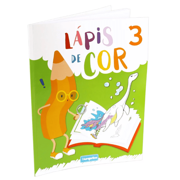 Livro para colorir - Lápis de Cor 3 - Papelaria Encantada