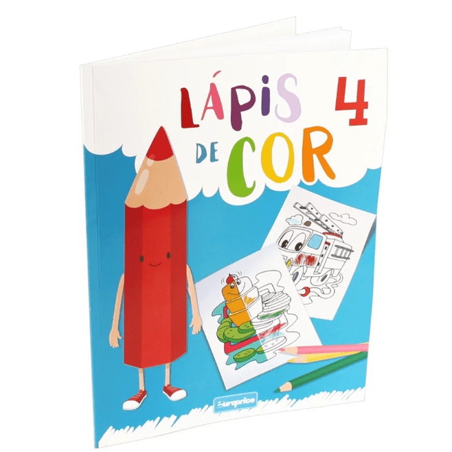 Livro para colorir - Lápis de Cor 4 - Papelaria Encantada