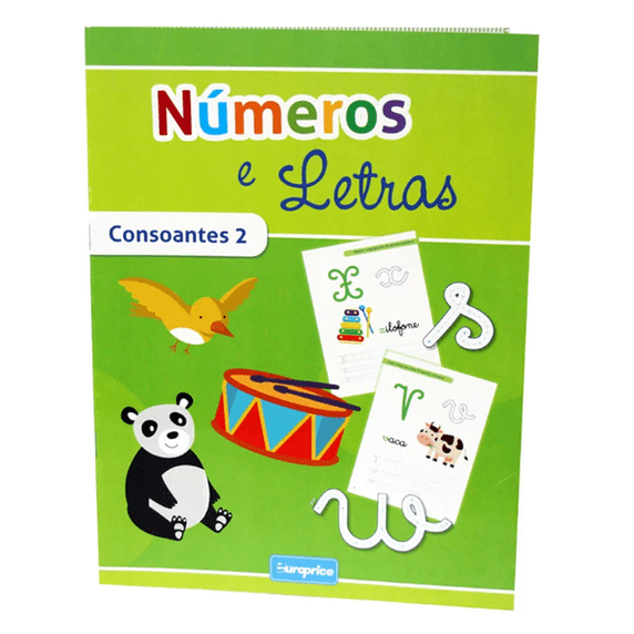 Livros didáticos - Números e Letras – Consoantes II - Papelaria Encantada