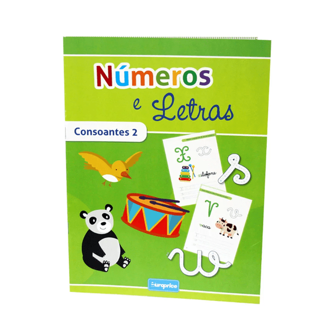 Livros didáticos - Números e Letras – Consoantes II - Papelaria Encantada
