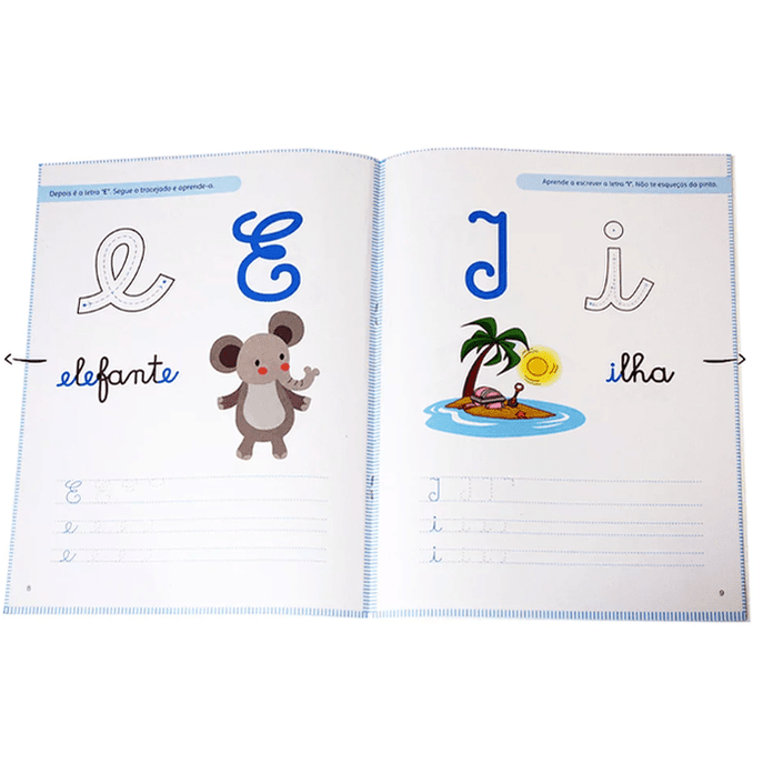 Livros didáticos - Números e Letras – Vogais - Papelaria Encantada