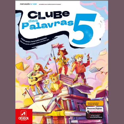 Manual Clube das Palavras 5 - Português - 5.º Ano - Papelaria Encantada