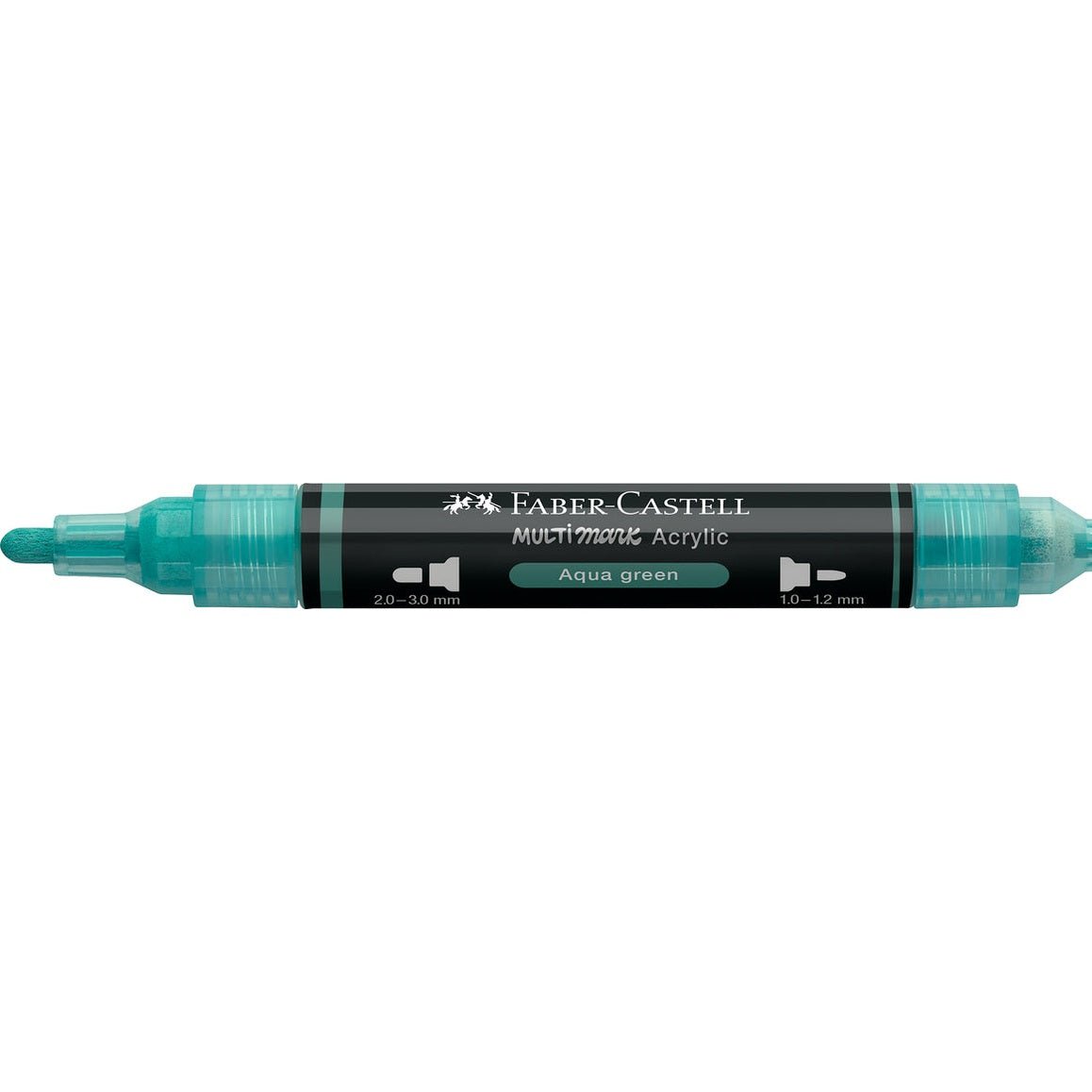 Marcador Acrílico Faber - Castell Multimark Aqua Green - Papelaria Encantada
