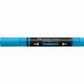 Marcador Acrílico Faber - Castell Multimark Azure - Papelaria Encantada