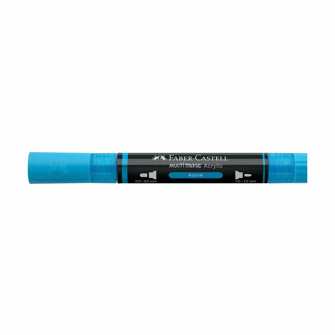 Marcador Acrílico Faber - Castell Multimark Azure - Papelaria Encantada