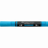 Marcador Acrílico Faber - Castell Multimark Azure - Papelaria Encantada
