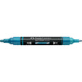 Marcador Acrílico Faber - Castell Multimark Blue Metalic - Papelaria Encantada