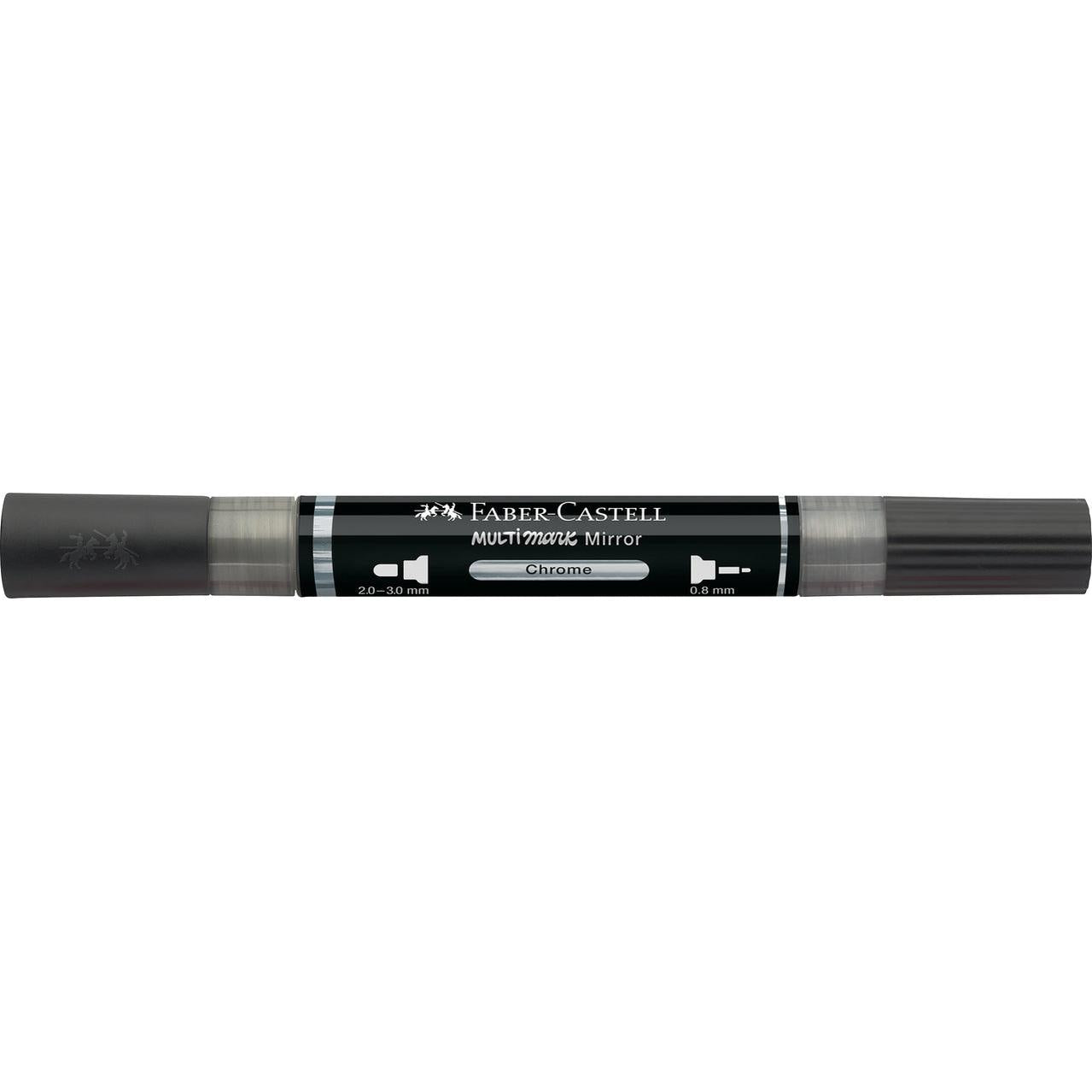 Marcador Acrílico Faber - Castell Multimark Chrome - Papelaria Encantada