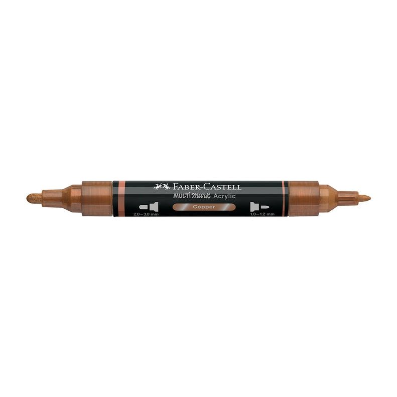 Marcador Acrílico Faber - Castell Multimark Cooper - Papelaria Encantada