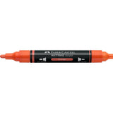 Marcador Acrílico Faber - Castell Multimark Orange - Papelaria Encantada