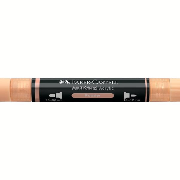 Marcador Acrílico Faber - Castell Multimark Powder - Papelaria Encantada