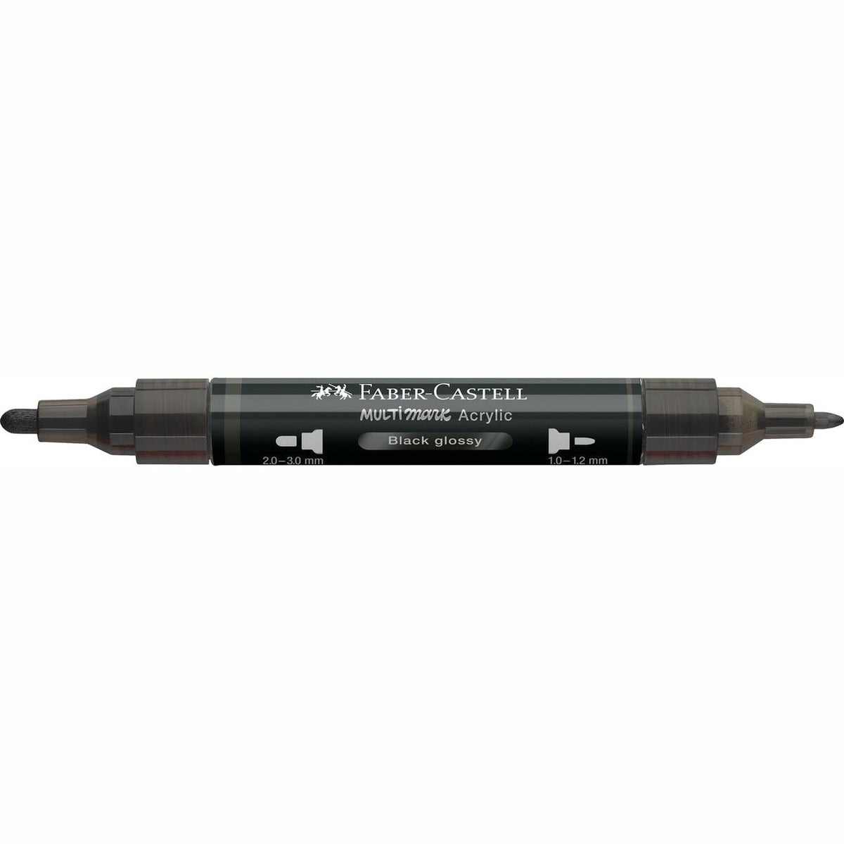 Marcador Acrílico Faber-Castell Multimark Preto brilhante - Papelaria Encantada