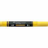 Marcador Acrílico Faber - Castell Multimark Yellow - Papelaria Encantada