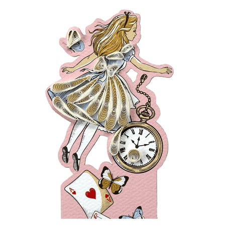 Marcador de livro Alice Moleskine - Papelaria Encantada