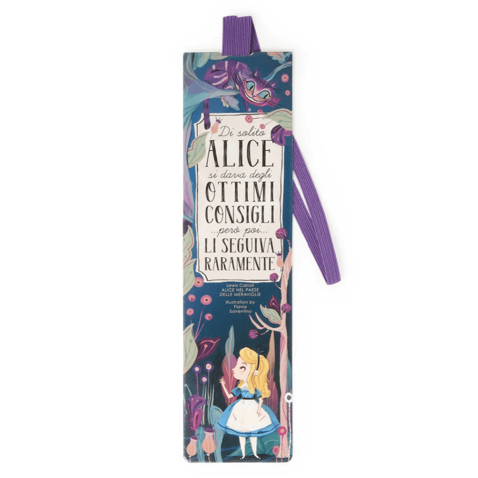 Marcador de livro com elástico Alice Legami - Papelaria Encantada