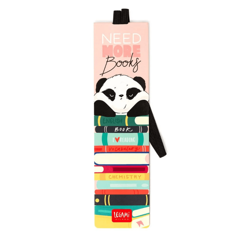 Marcador de livro com elástico Panda Legami - Papelaria Encantada