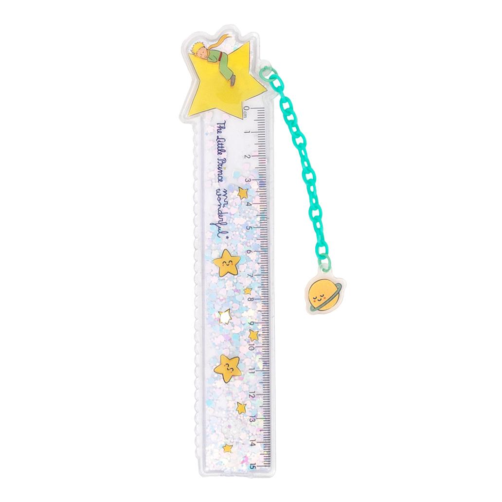 Marcador de Livro em Régua O Principezinho - Estrela Mr. Wonderful - Papelaria Encantada