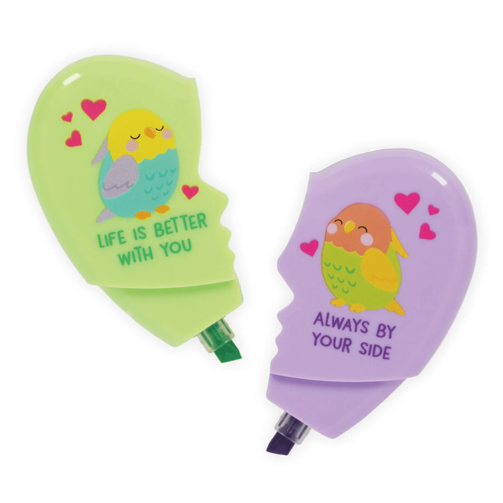 Marcador de texto 2 em 1 - Heartlighter - Legami - Papelaria Encantada