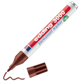 Marcador Edding 3000 Castanho - Papelaria Encantada
