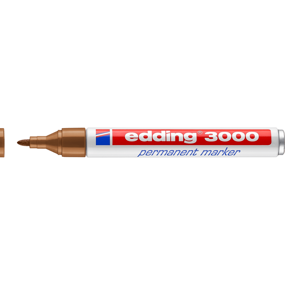 Marcador Edding 3000 Castanho Claro - Papelaria Encantada