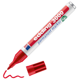 Marcador Edding 3000 Vermelho - Papelaria Encantada