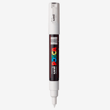 Marcador Uni Posca 1M Branco 1 - Papelaria Encantada