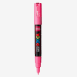 Marcador Uni Posca 1M Rosa 13 - Papelaria Encantada