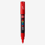 Marcador Uni Posca 1M Vermelho 15 - Papelaria Encantada