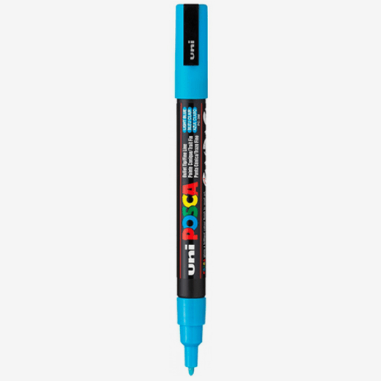 Marcador uni posca 3M Azul claro - Papelaria Encantada