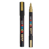Marcador uni posca 3M Ouro 25 - Papelaria Encantada