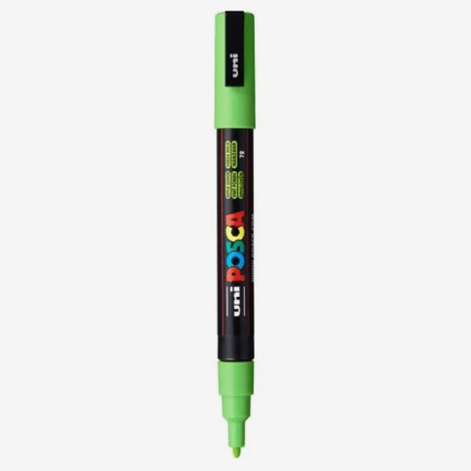 Marcador uni posca 3M Verde maça - Papelaria Encantada