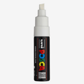 Marcador uni posca 8K Branco - Papelaria Encantada
