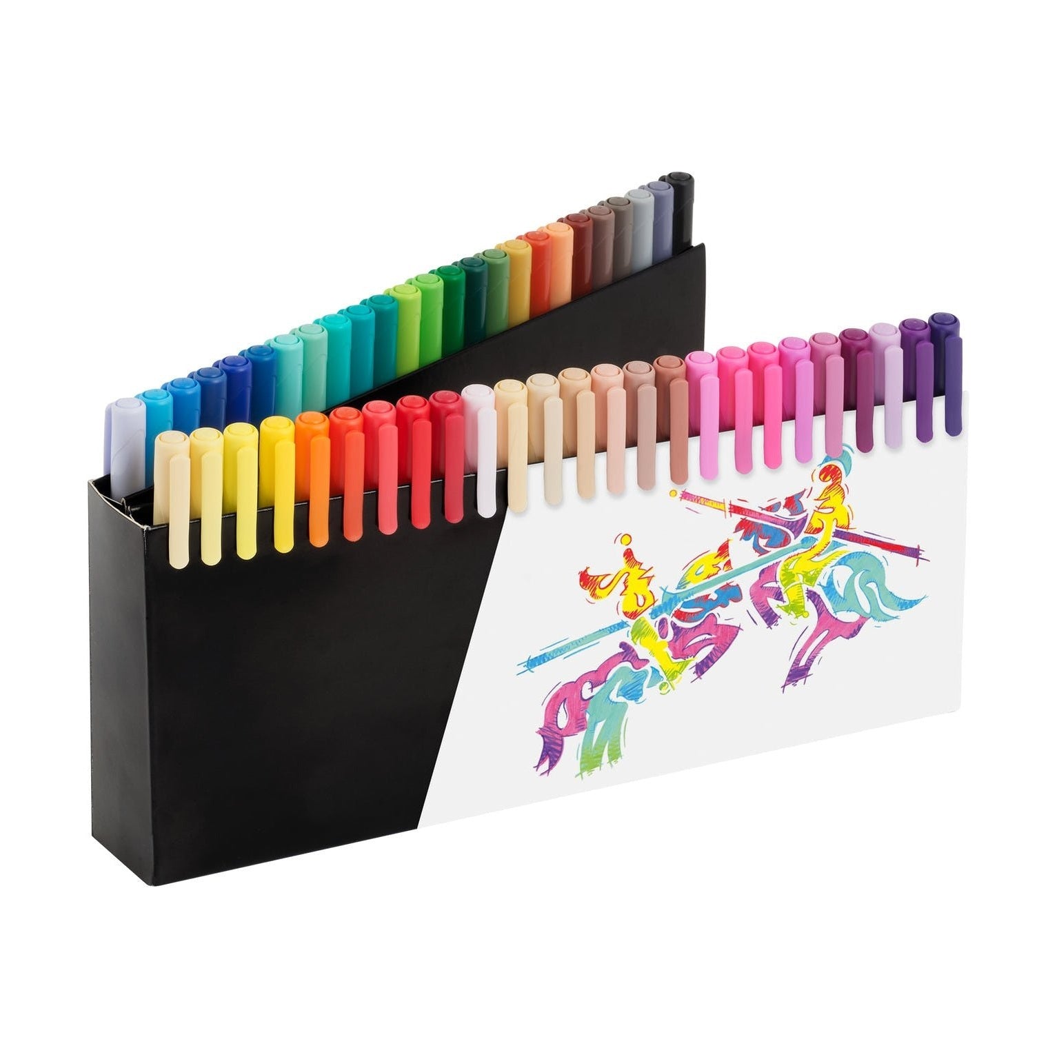 Marcadores Black - Edition Faber - Castell 50 unidades - Papelaria Encantada