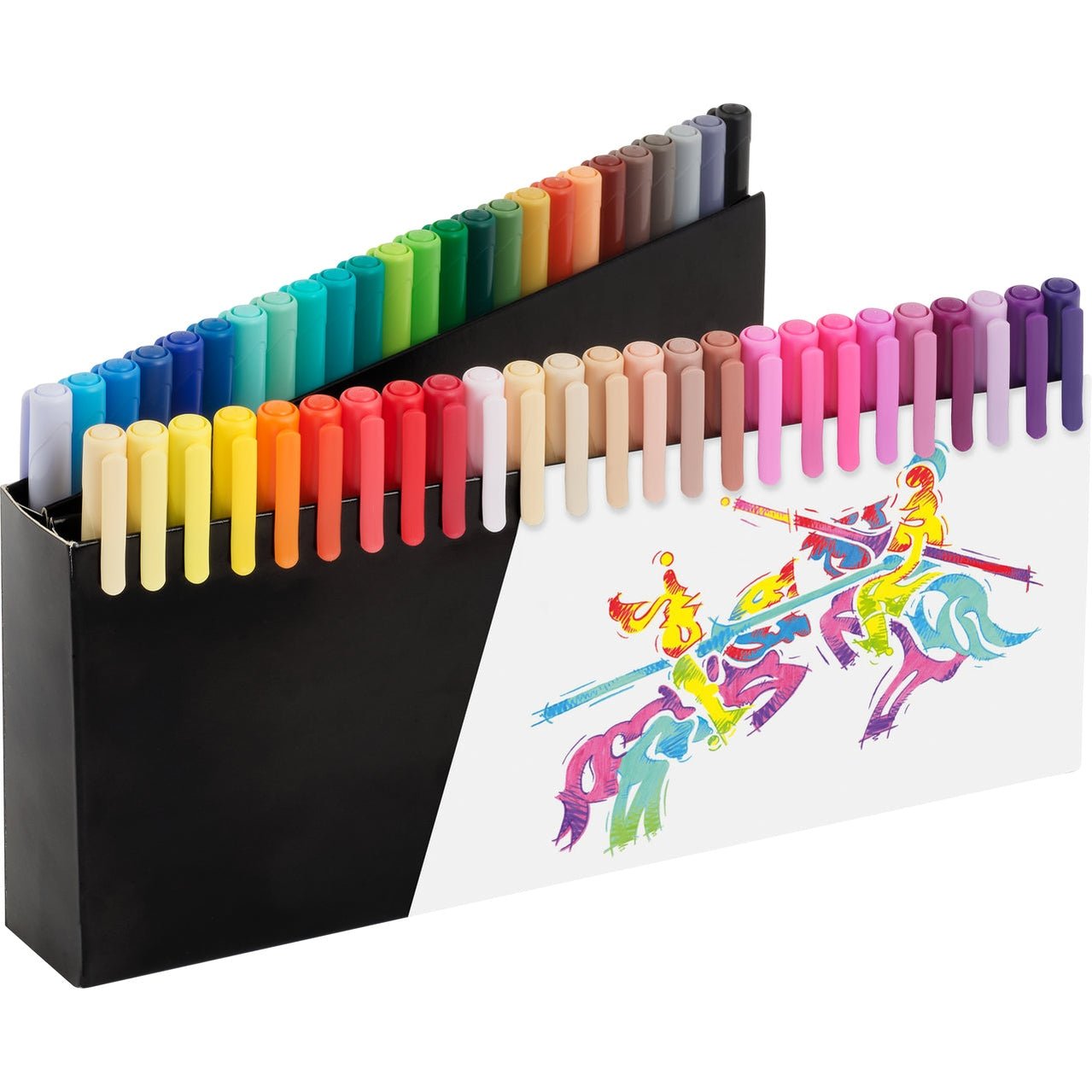 Marcadores Black - Edition Faber - Castell 50 unidades - Papelaria Encantada