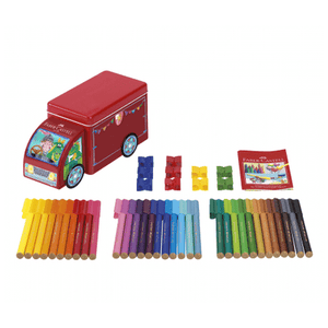 Marcadores Dinossauro com caixa de camião Faber - castell - Papelaria Encantada