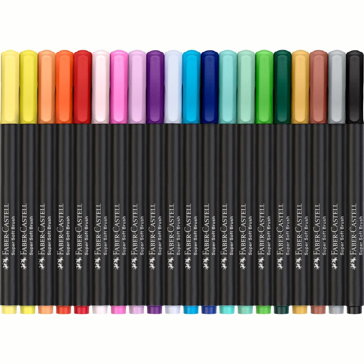 Marcadores Faber - Castell Black - Edition 20 unidades - Papelaria Encantada
