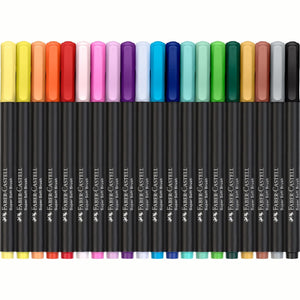 Marcadores Faber - Castell Black - Edition 20 unidades - Papelaria Encantada
