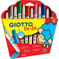 Marcadores laváveis GIOTTO Be-bé Super caixa com 12 unidades - Papelaria Encantada