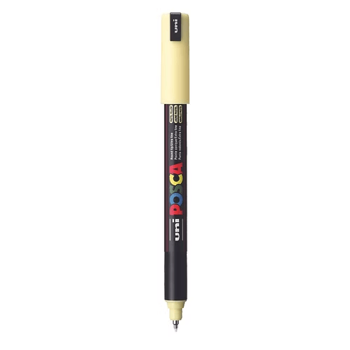 Marcadores Uni-Posca PC-1MR Amarelo Sol (Pastel) - Papelaria Encantada