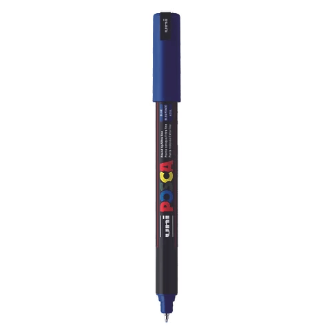 Marcadores Uni-Posca PC-1MR Azul - Papelaria Encantada