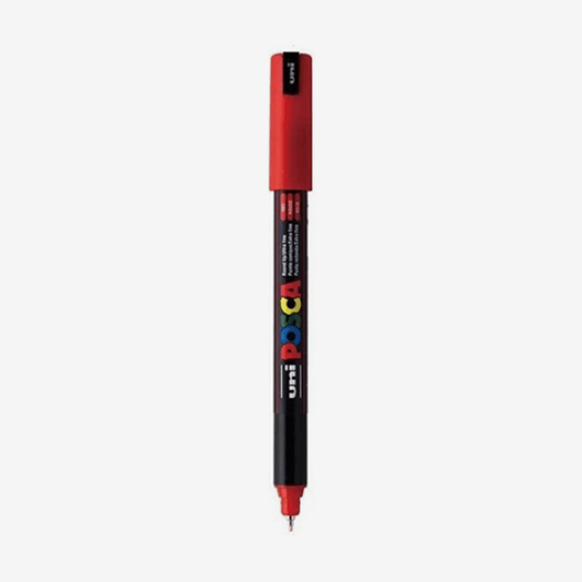 Marcadores Uni-Posca PC-1MR vermelho metalizado - Papelaria Encantada