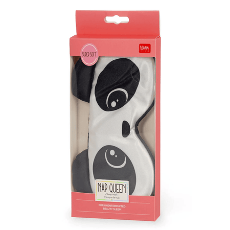 Máscara de Dormir Panda - Rainha da Sesta - Legami - Papelaria Encantada