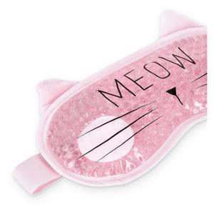Máscara de Gel para Olhos Gato - Relaxante - Legami - Papelaria Encantada