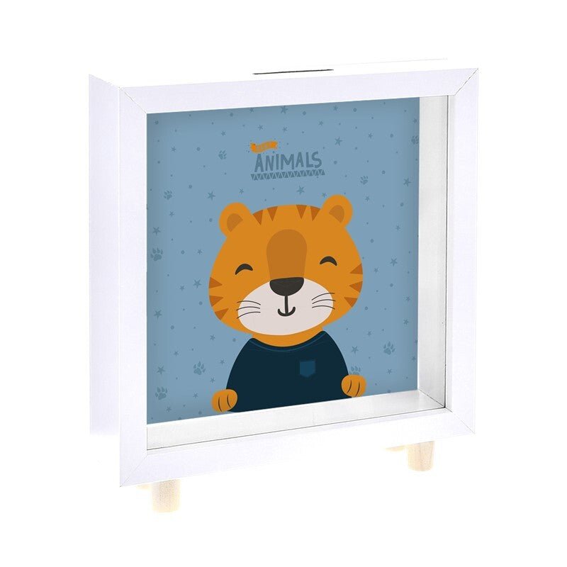 Mealheiro de madeira Aurea Kids - Tigre - Papelaria Encantada