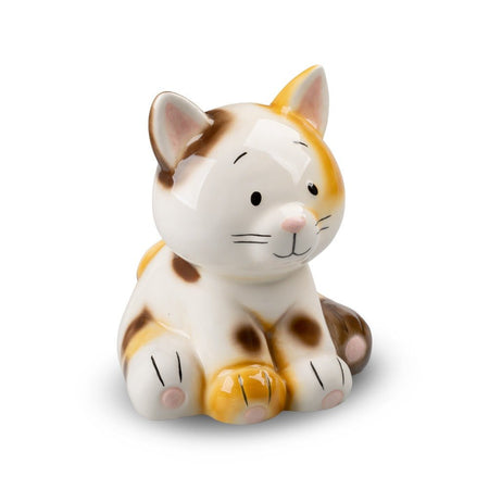 Mealheiro em cerâmica - Gato tricolor - Nici - Papelaria Encantada